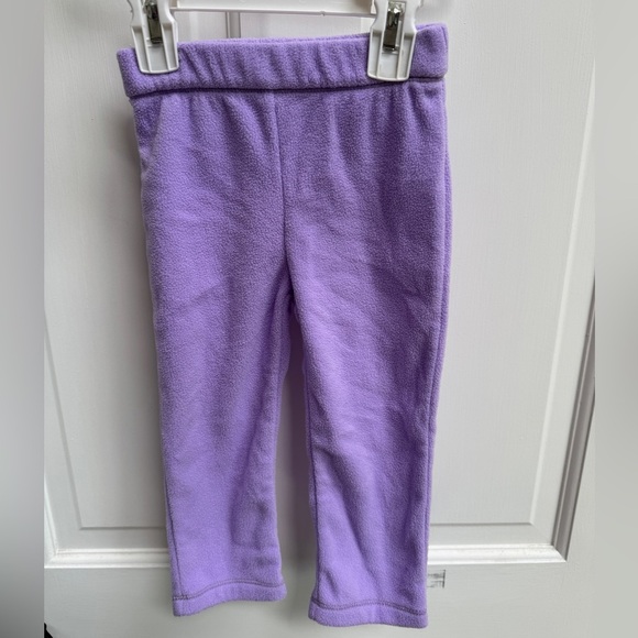 The Children's Place 2T Girls Purple Fleece Comfortable Pants - Picture 1 of 4
